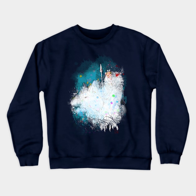 Spirits of the forest Crewneck Sweatshirt by kharmazero